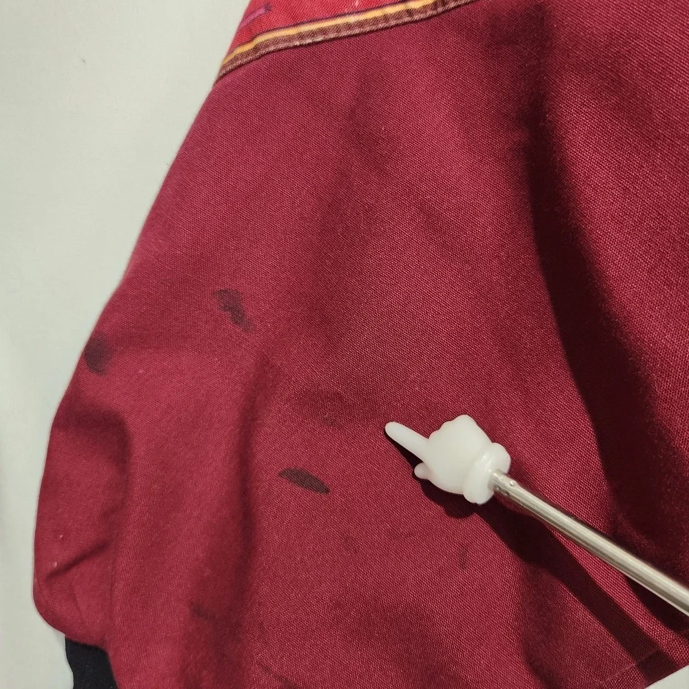 Bee Wild Vintage Men's Rodeo Western Wear‎ Full Zip Jacket Burgundy Size L